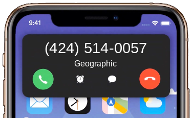 (424) 514-0057 phone number preview