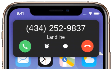 (434) 252-9837 phone number preview