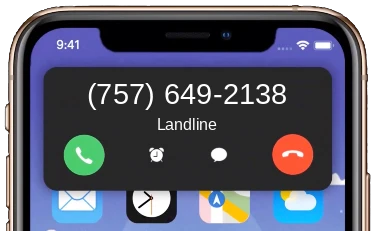 (757) 649-2138 phone number preview